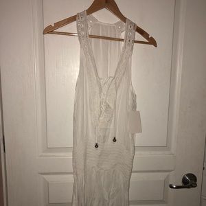 White BECCA swimsuit cover up